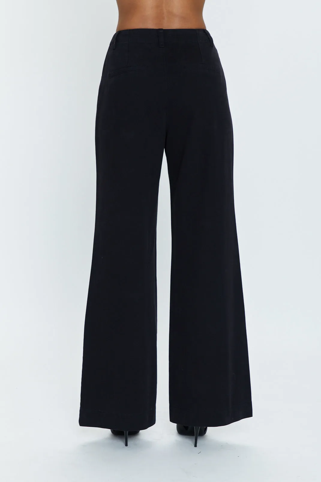 Jasmine High Rise Wide Leg Trouser - Black sold by pistola product image thumbnail 4