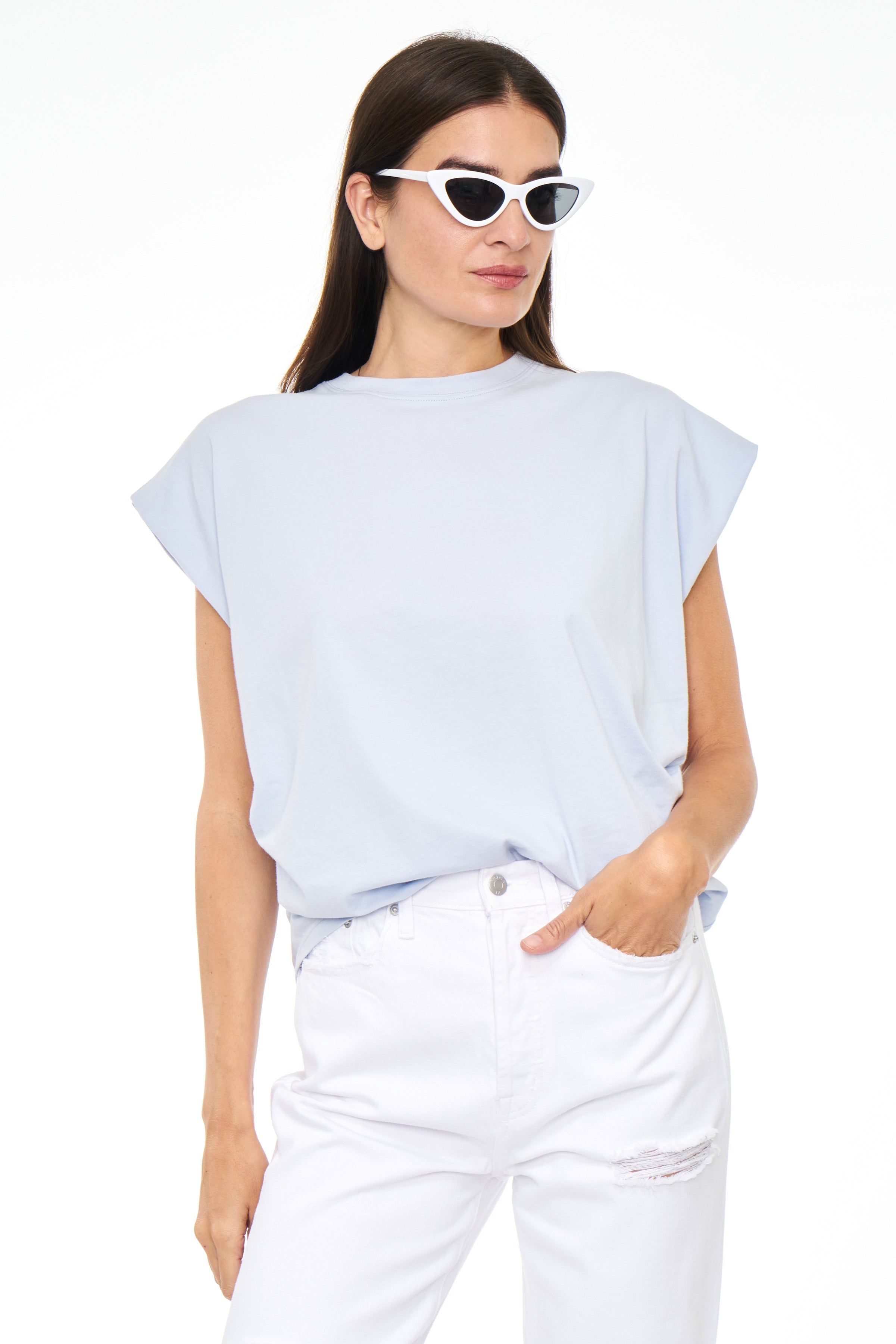Trina Muscle Tee - Mist sold by pistola product image thumbnail 4
