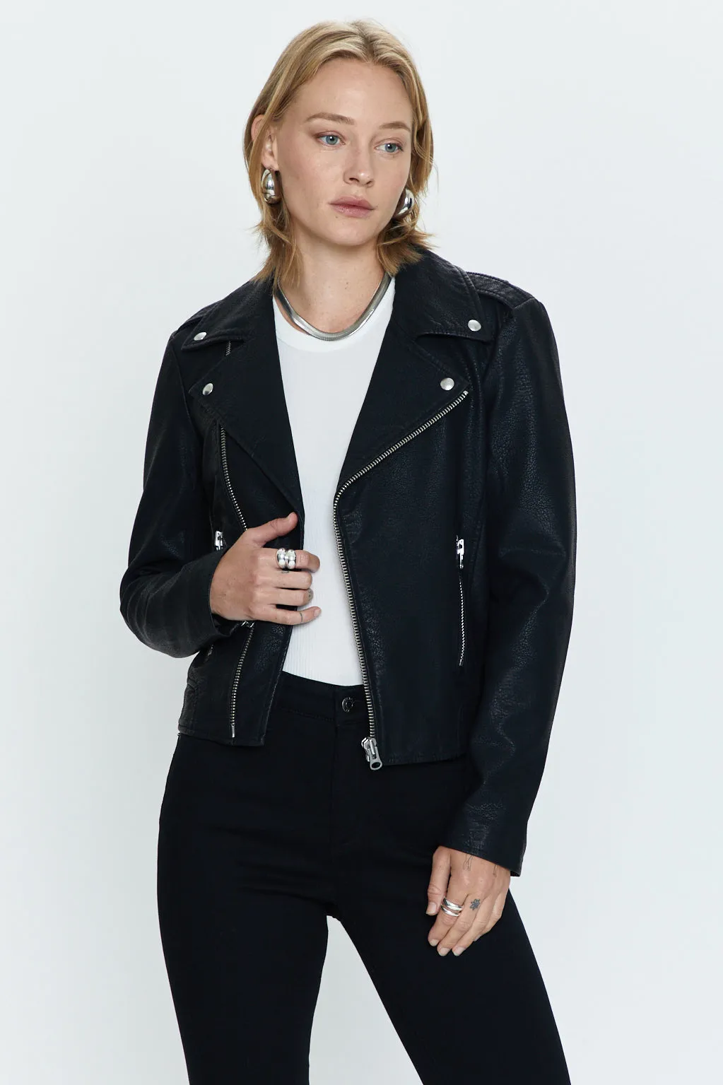 Nicolette Moto Jacket - Noir sold by pistola