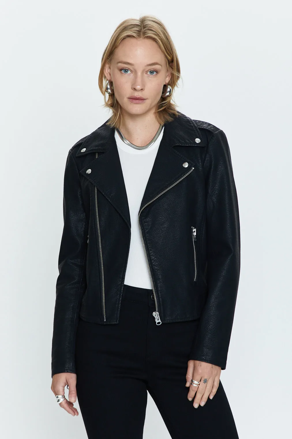Nicolette Moto Jacket - Noir sold by pistola product image thumbnail 2