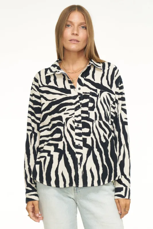 Lisa Lightweight Button Down - Malibu Safari sold by pistola