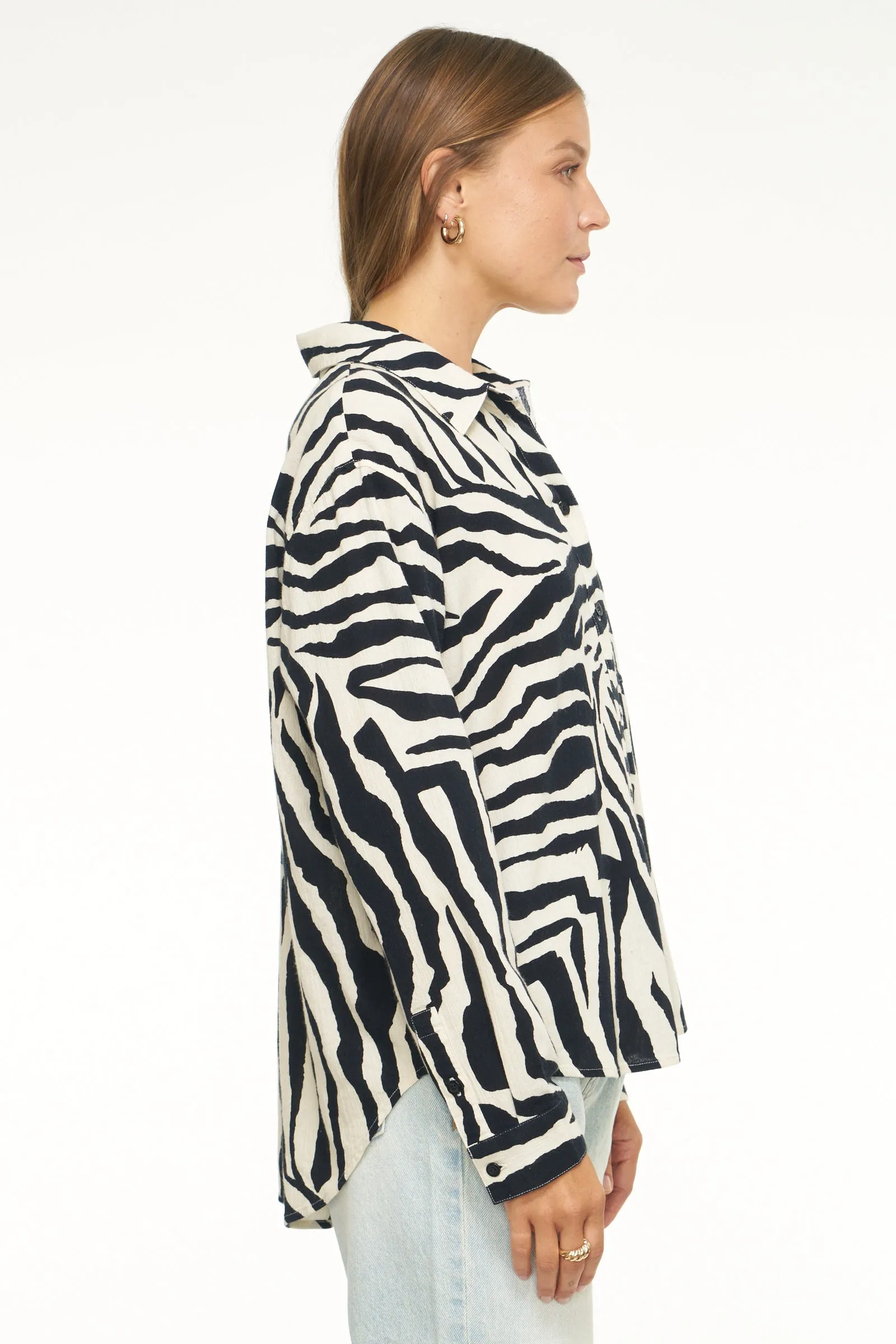 Lisa Lightweight Button Down - Malibu Safari sold by pistola product image thumbnail 3