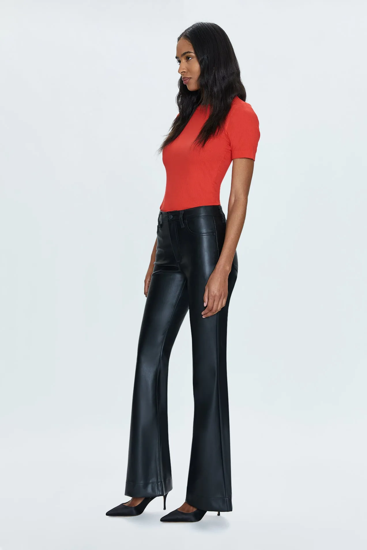 Kinsley Mid Rise Ultra Flare - Slate Black sold by pistola product image thumbnail 5