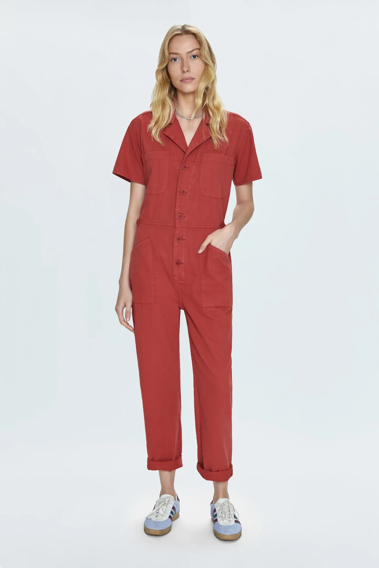 Grover Jumpsuit - Rouge sold by pistola