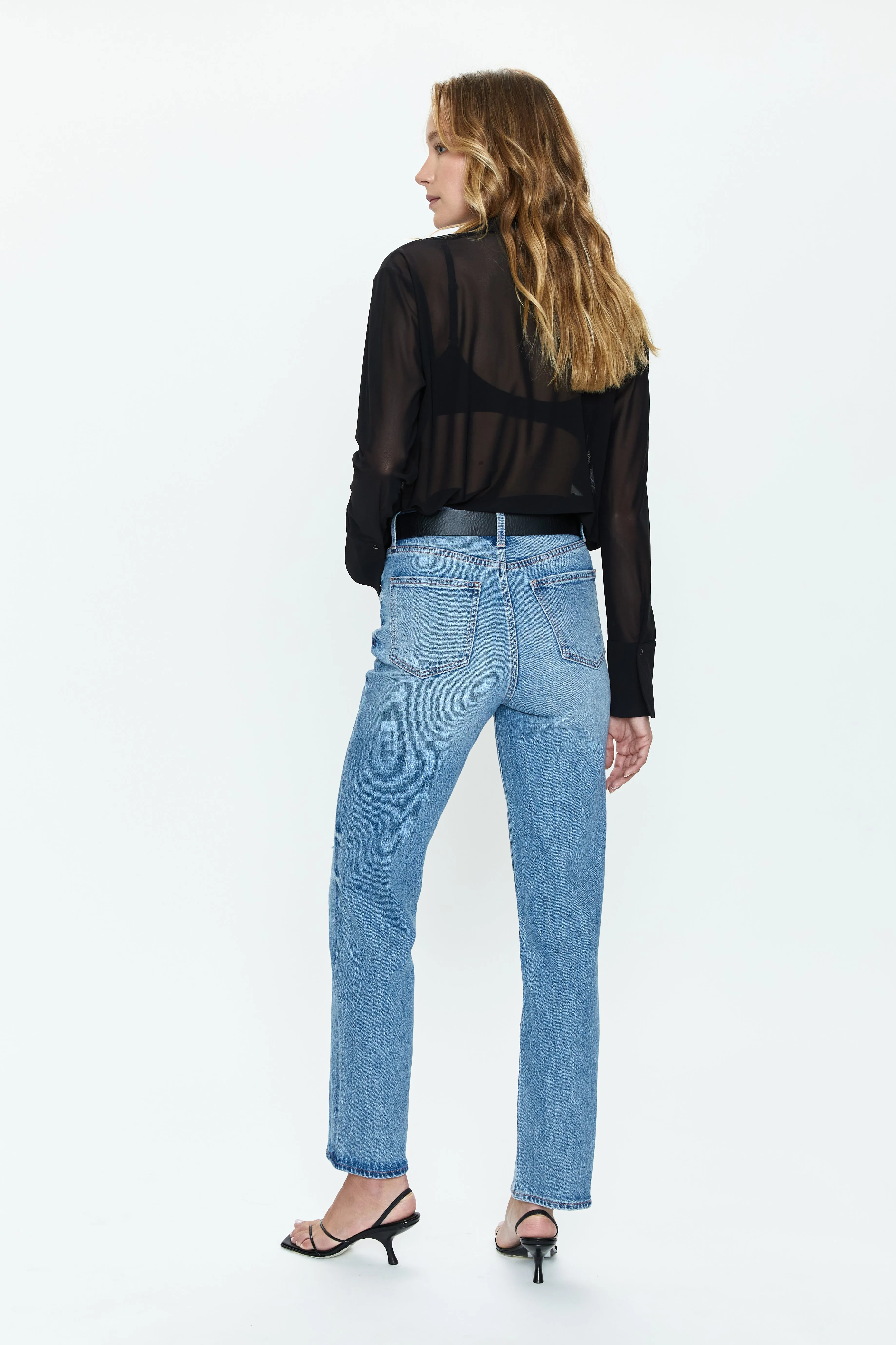 Cassie Super High Rise Straight Jean - Hilltop Vintage sold by Pistola product image thumbnail 4