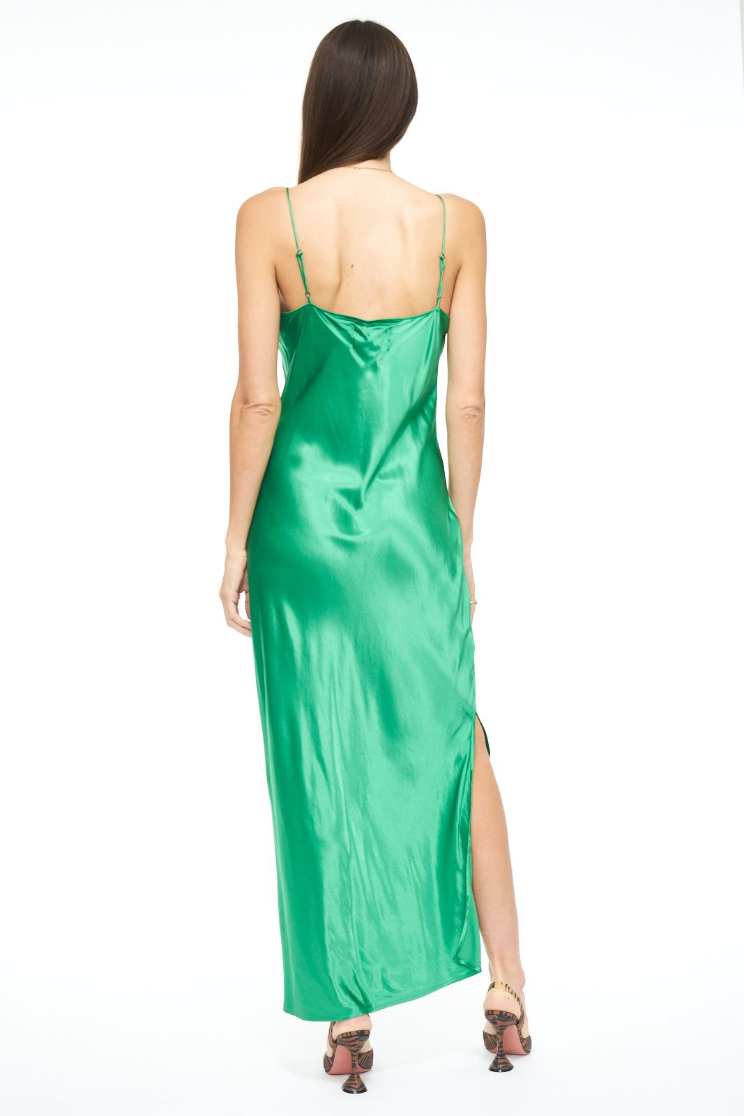 Mari Midi Slip Dress - Fern sold by pistola product image thumbnail 3