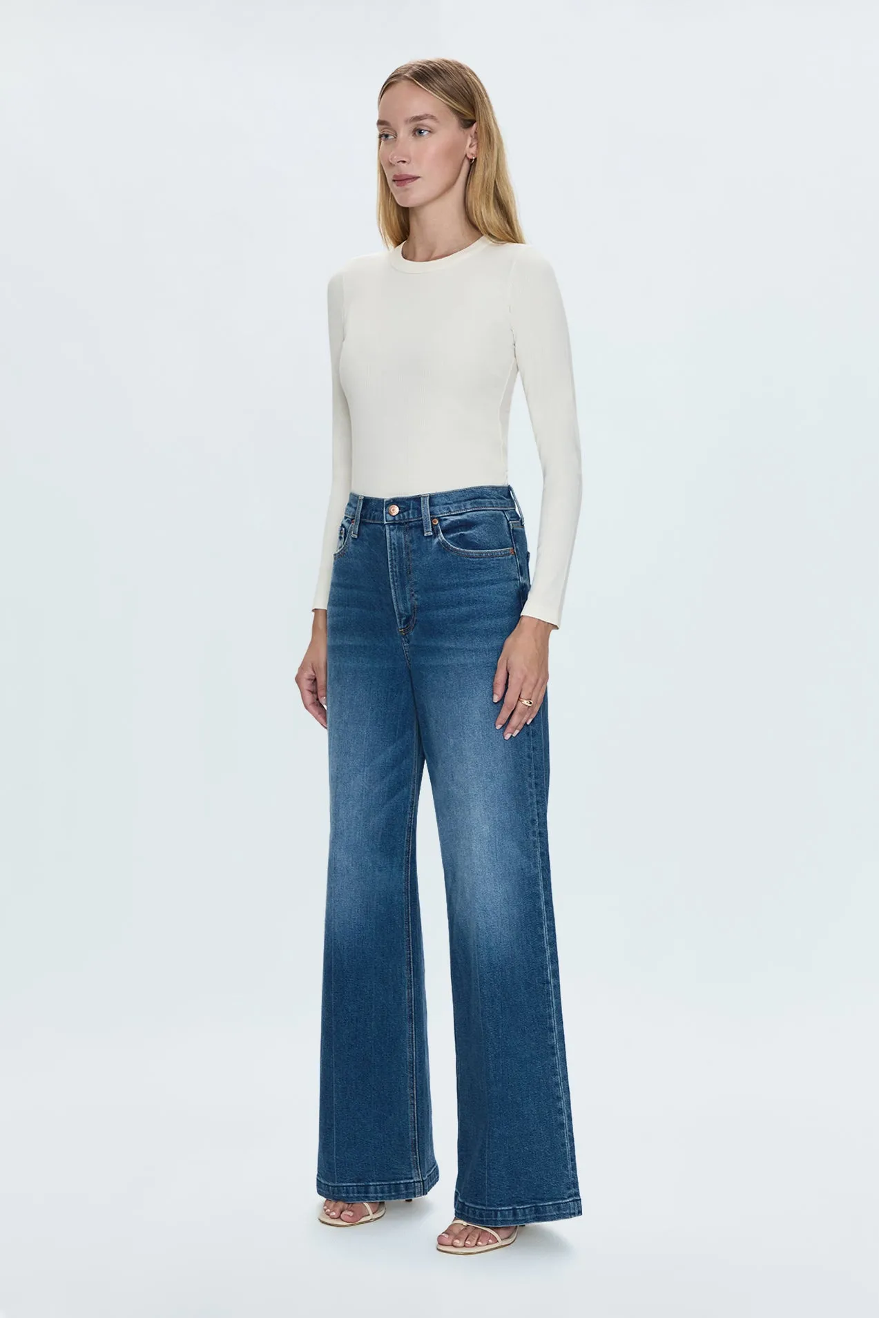 Lana High Rise Ultra Wide Leg Jean - Cider sold by Pistola product image thumbnail 5