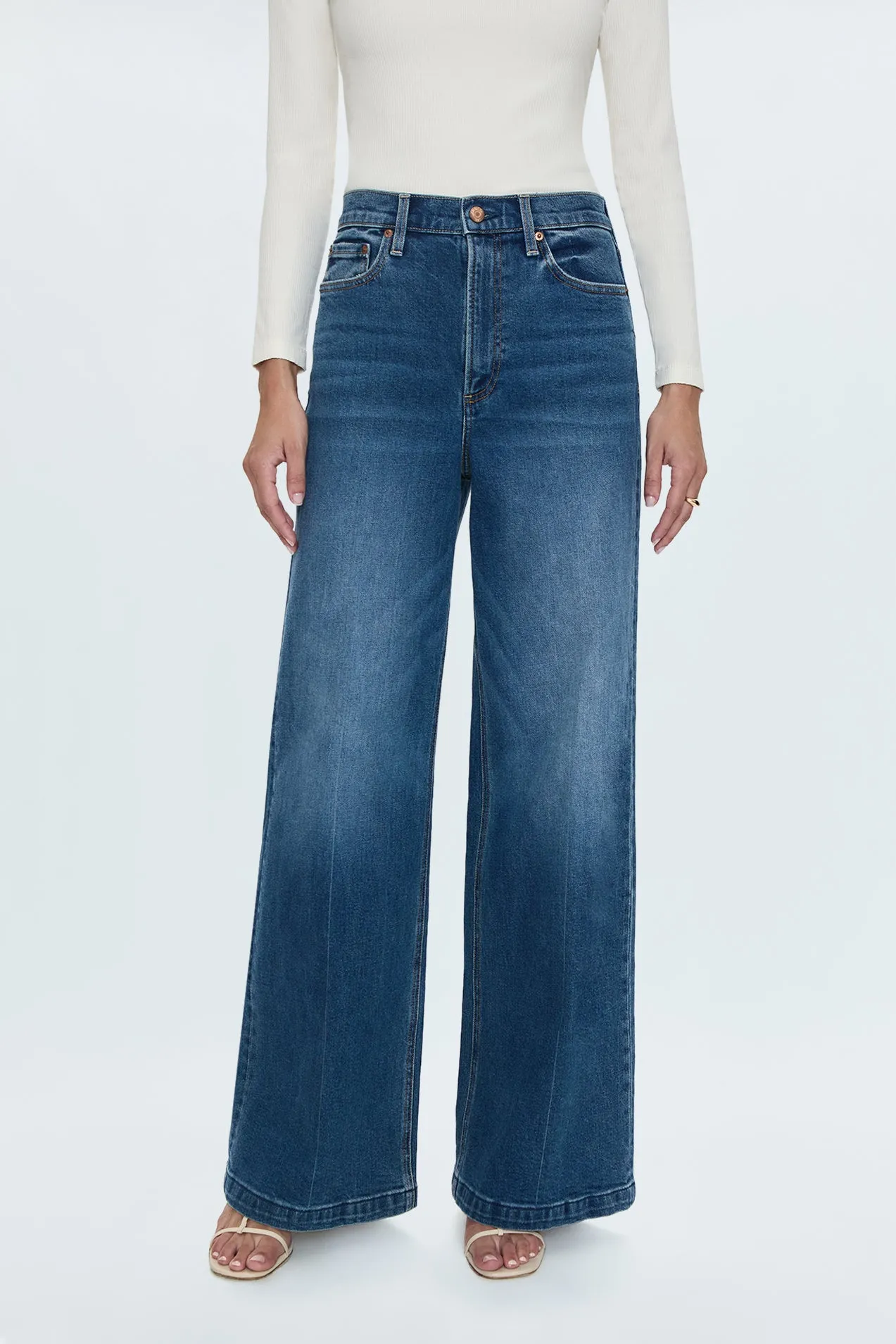 Lana High Rise Ultra Wide Leg Jean - Cider sold by Pistola product image thumbnail 2
