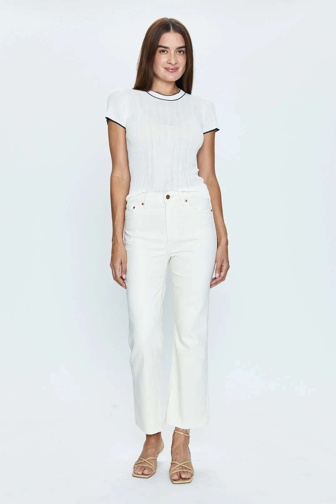 Romy Tee - Noir with Ivory sold by pistola product image thumbnail 2