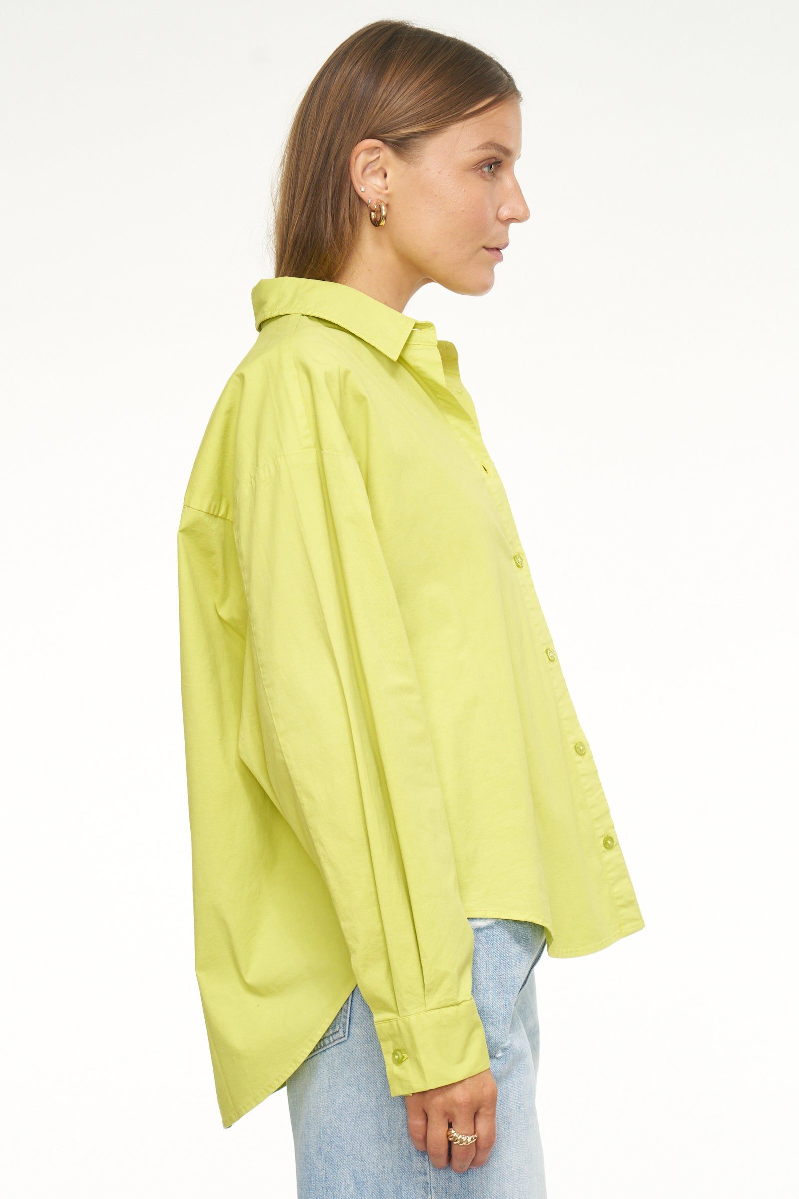 Sloane Oversized Button Down Shirt - Margarita sold by pistola product image thumbnail 3