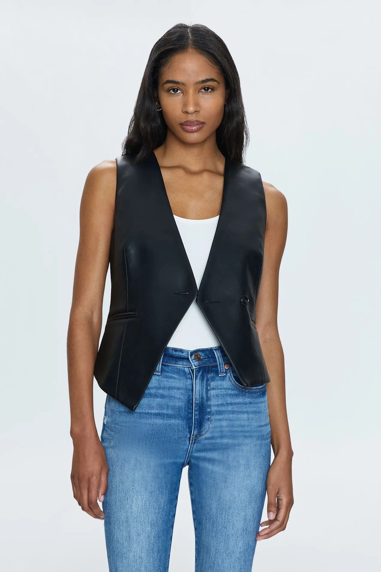 Arabella Vest - Slate Black sold by pistola