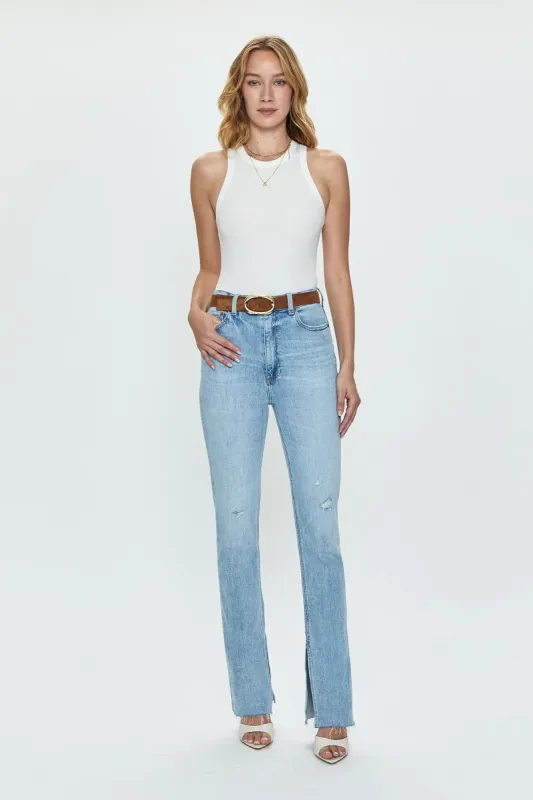 Colleen High Rise Modern Slim - Views Distressed sold by pistola