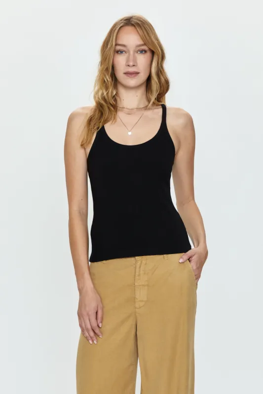 Paloma Everyday Tank - Noir sold by pistola