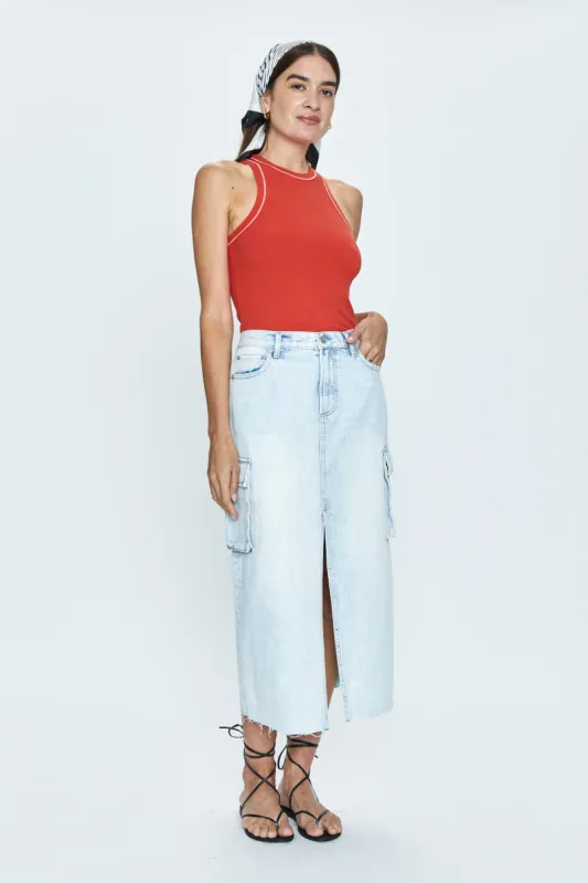 Mckayla Low Slung Skirt - Parasol sold by pistola