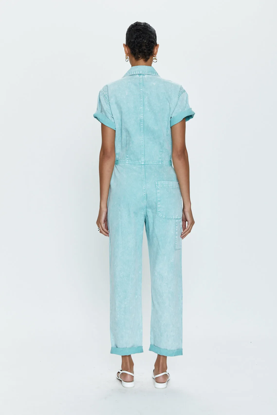 Grover Short Sleeve Field Suit - Aqua Snow sold by pistola product image thumbnail 4