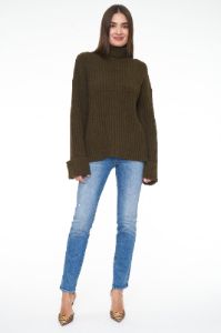 Monroe High Rise Cigarette Jean - Chelsea Distressed sold by pistola