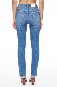 Monroe High Rise Cigarette Jean - Chelsea Distressed sold by pistola