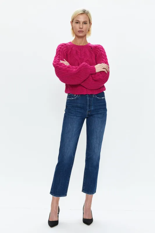 Charlie High Rise Classic Straight Ankle - Pacific sold by pistola