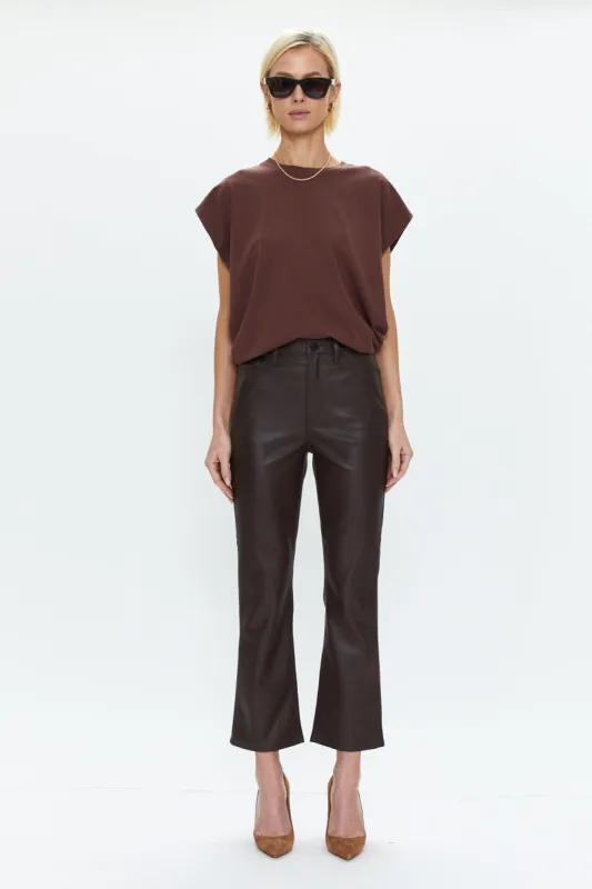 Lennon High Rise Crop Boot -  Coffee Bean sold by pistola