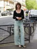 Carson Wide-Leg Faded Jeans sold by Pixie Market
