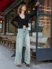 Carson Wide-Leg Faded Jeans sold by Pixie Market