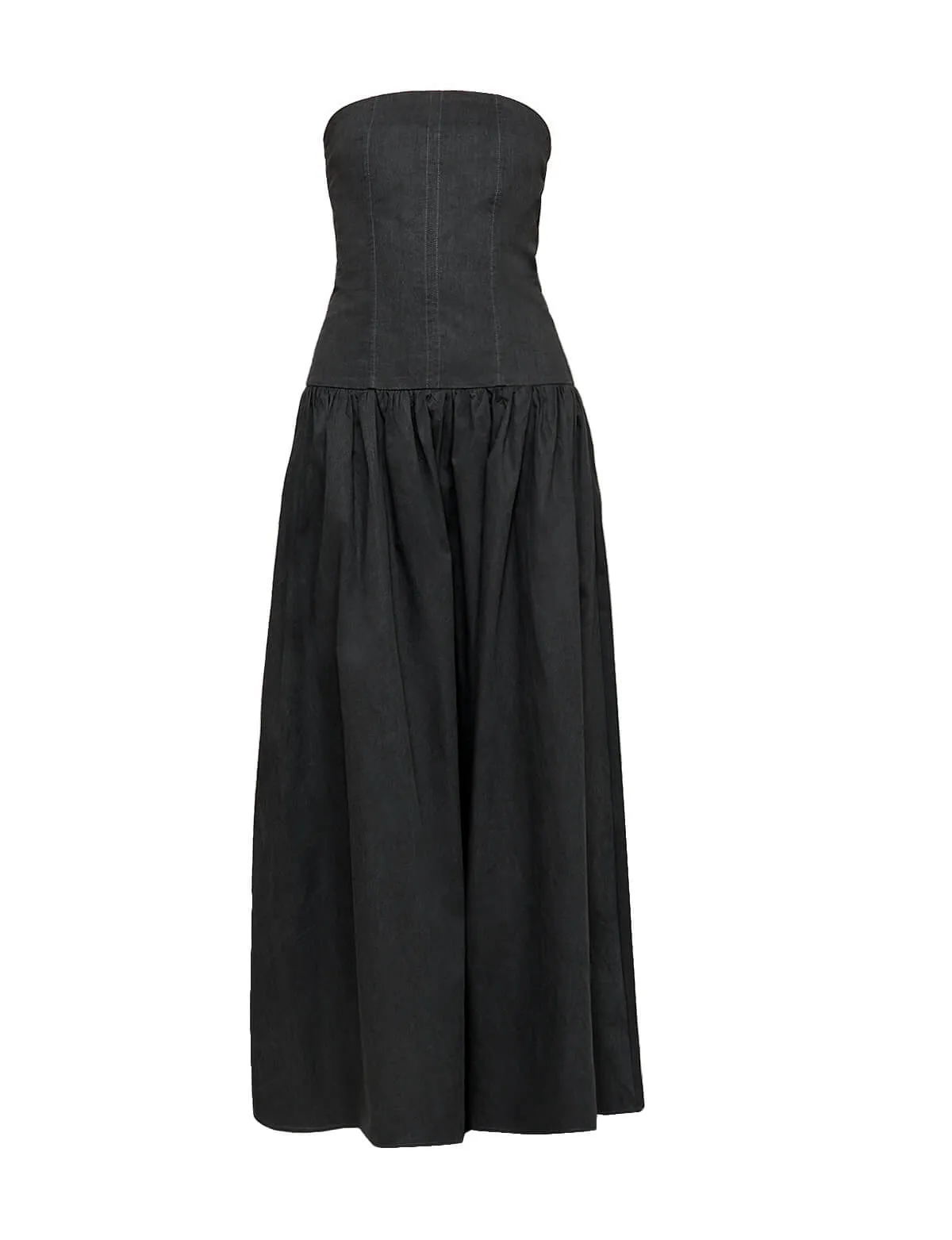 Charcoal Strapless Dress sold by Pixie Market product image thumbnail 5