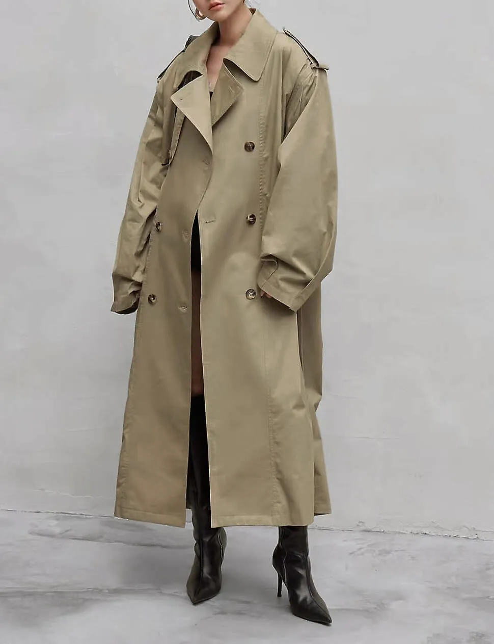 Oversized Padded Trench Coat-BESTSELLER sold by Pixie Market product image thumbnail 3