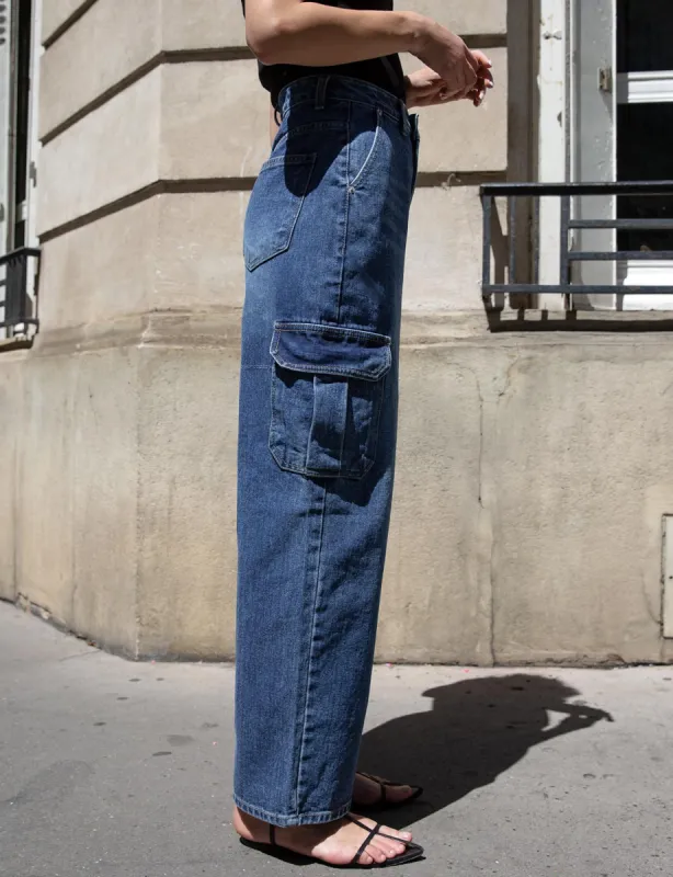 Suna Cargo Pocket Jeans sold by Pixie Market