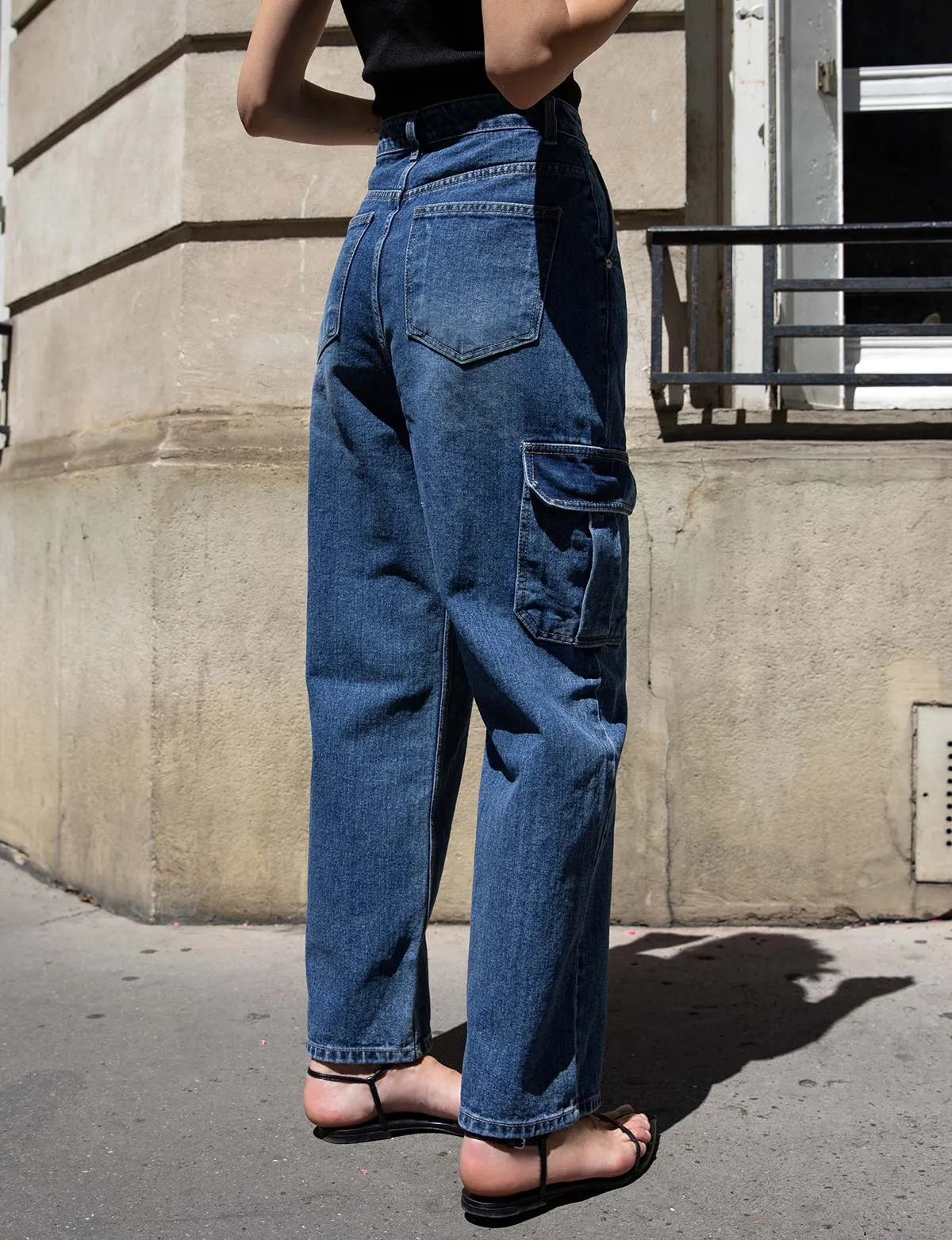 Suna Cargo Pocket Jeans sold by Pixie Market product image thumbnail 4