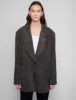 Espresso Suede Oversized Blazer sold by Pixie Market