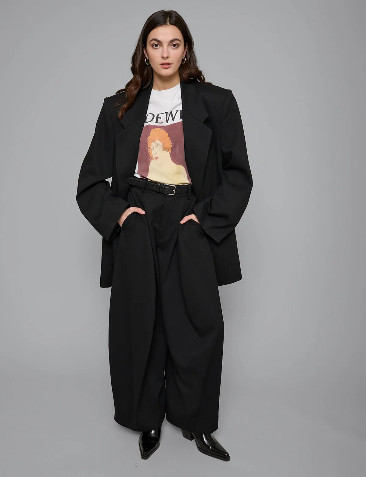 Black Oversized Blazer sold by Pixie Market product image thumbnail 2