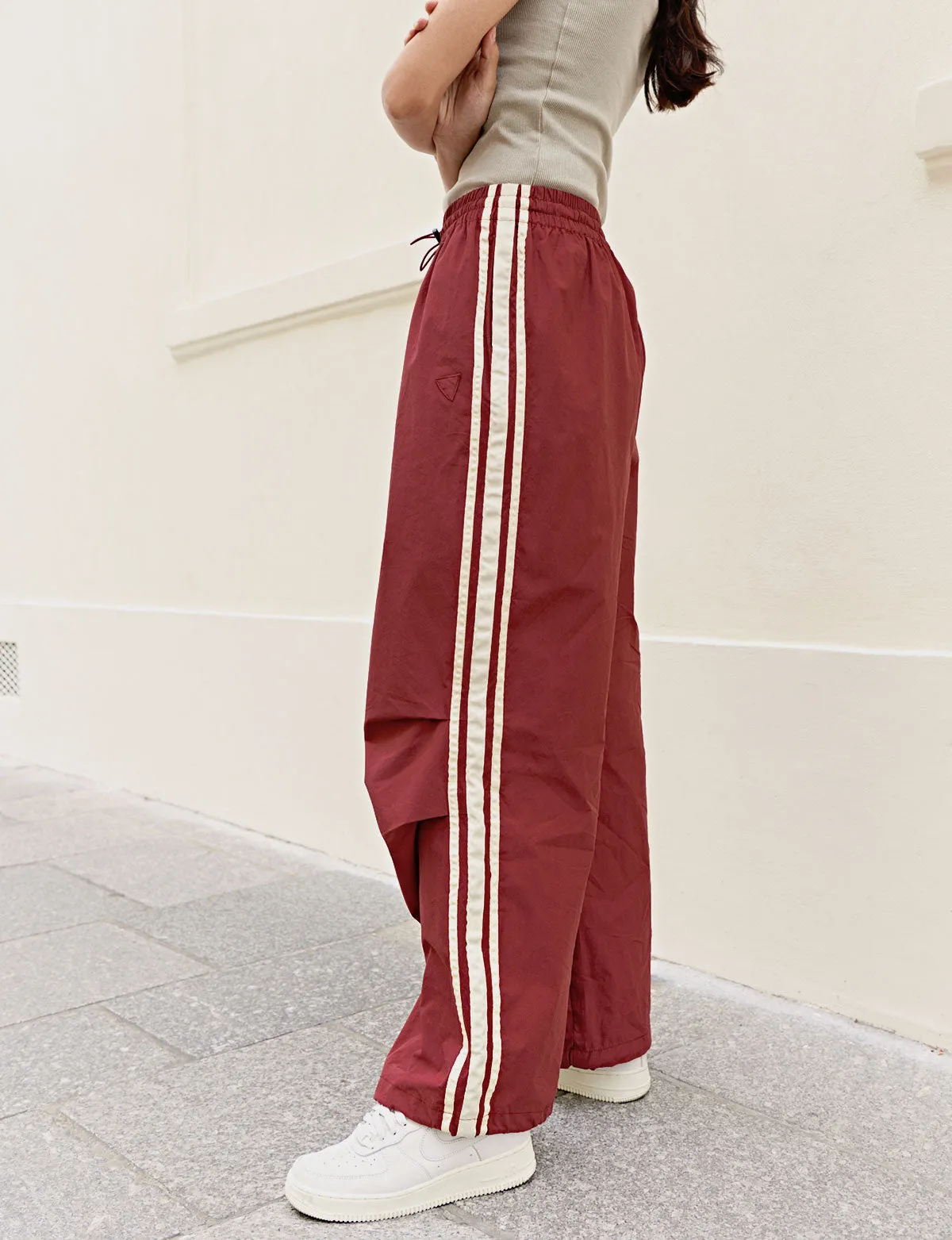 Red Track Pants sold by Pixie Market product image thumbnail 2