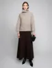 Balloon Sleeve Sweater in Oat Grey sold by Pixie Market