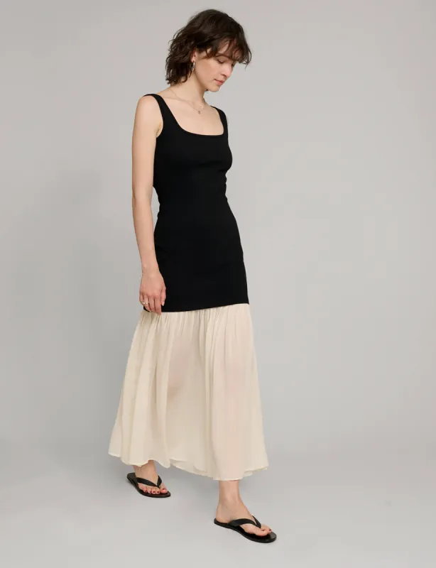 Gia Chiffon Hem Tank Dress-BESTSELLER sold by Pixie Market