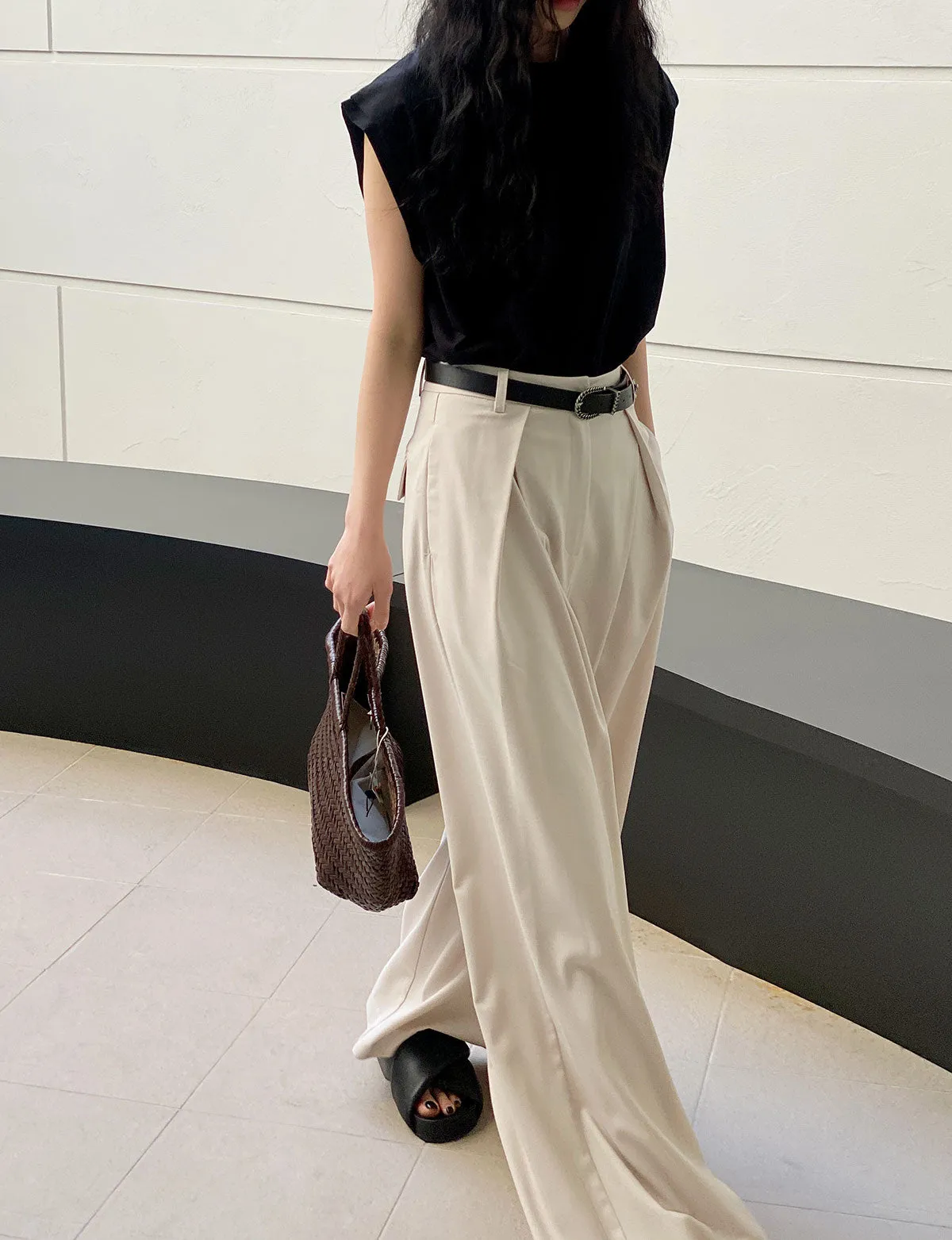 Alex Wide Leg Pleated Pants-BESTSELLERS sold by Pixie Market