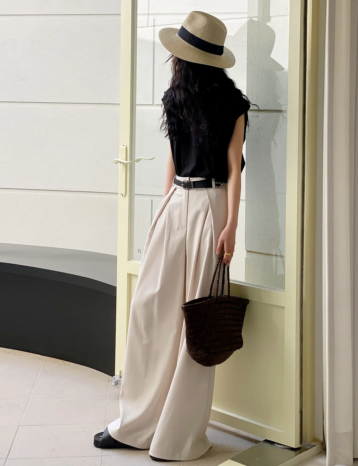 Alex Wide Leg Pleated Pants-BESTSELLERS sold by Pixie Market product image thumbnail 2