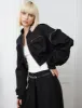 Pouch-Pocket Crop Bomber Jacket sold by Pixie Market