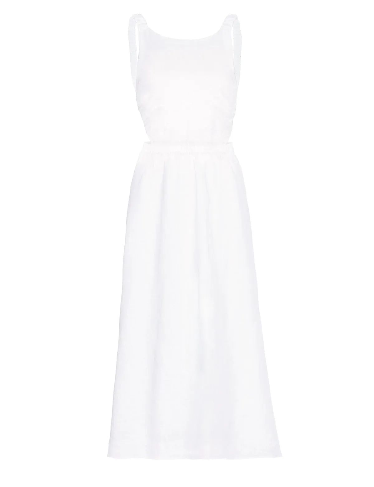 Beatrice Dress in White Linen -BESTSELLER sold by Pixie Market product image thumbnail 5