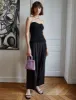 Cass Knit Bustier Top in Black-BESTSELLER sold by Pixie Market