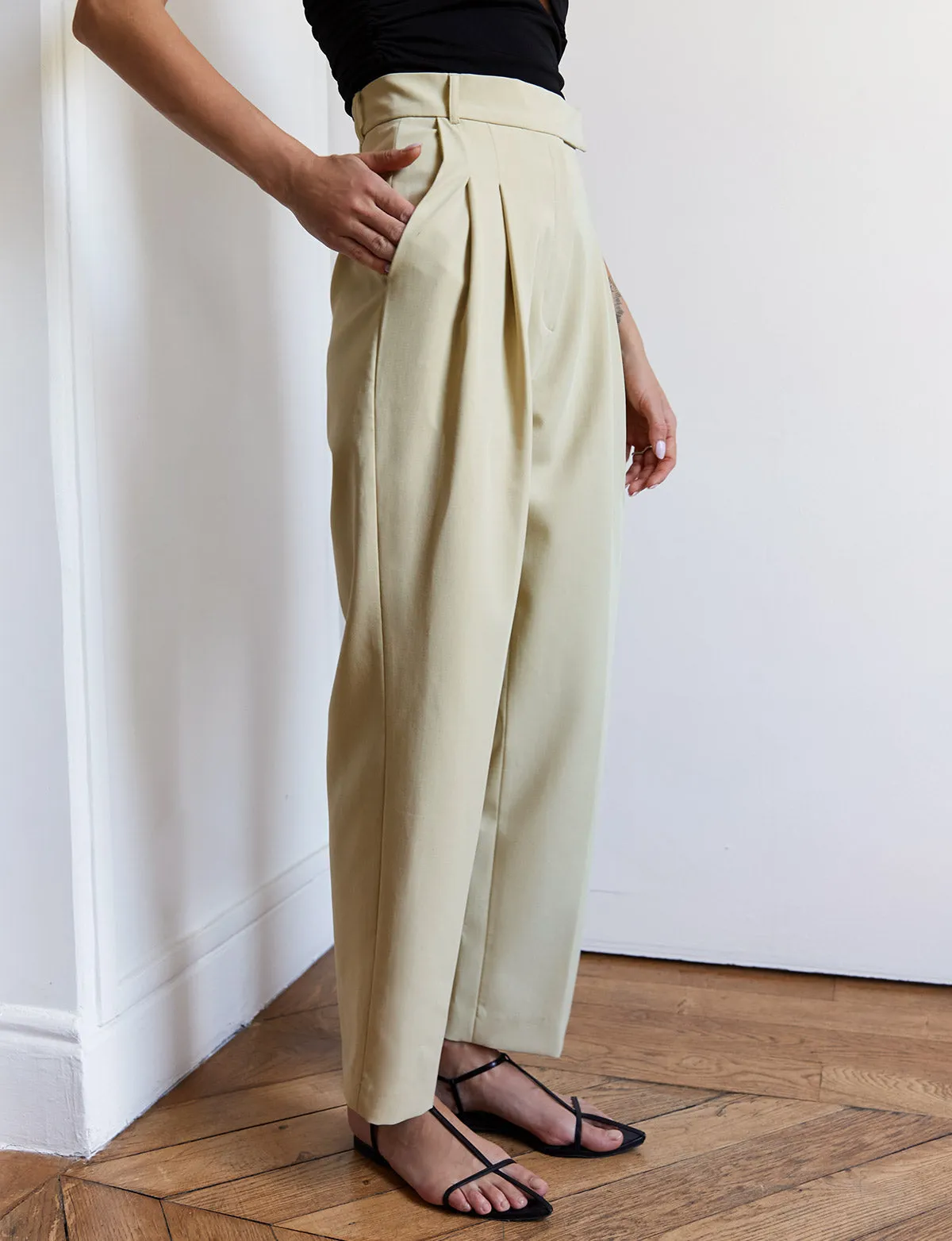 Jaime Pants in Pastel Melon sold by Pixie Market product image thumbnail 4