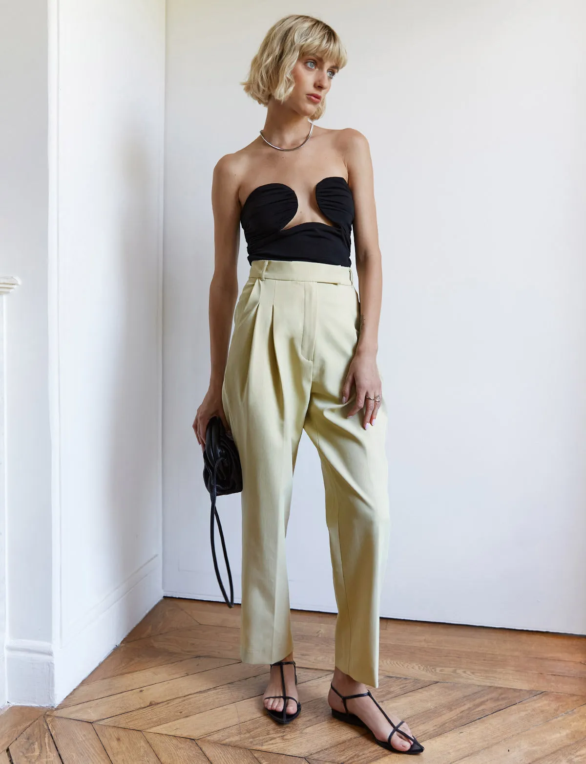 Jaime Pants in Pastel Melon sold by Pixie Market product image thumbnail 2