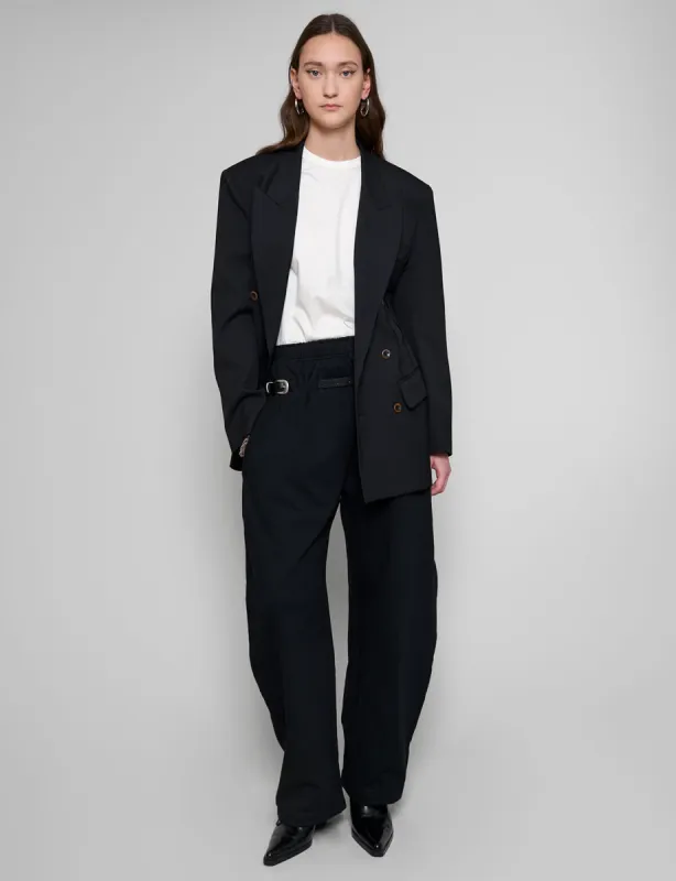 Black Belted Sweatpants sold by Pixie Market