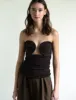 Dominique Bustier Top in Chicory-BESTSELLER sold by Pixie Market