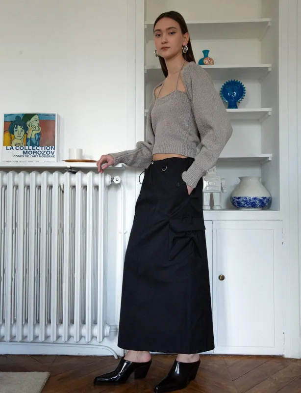 Parachute Pocket Maxi Skirt sold by Pixie Market