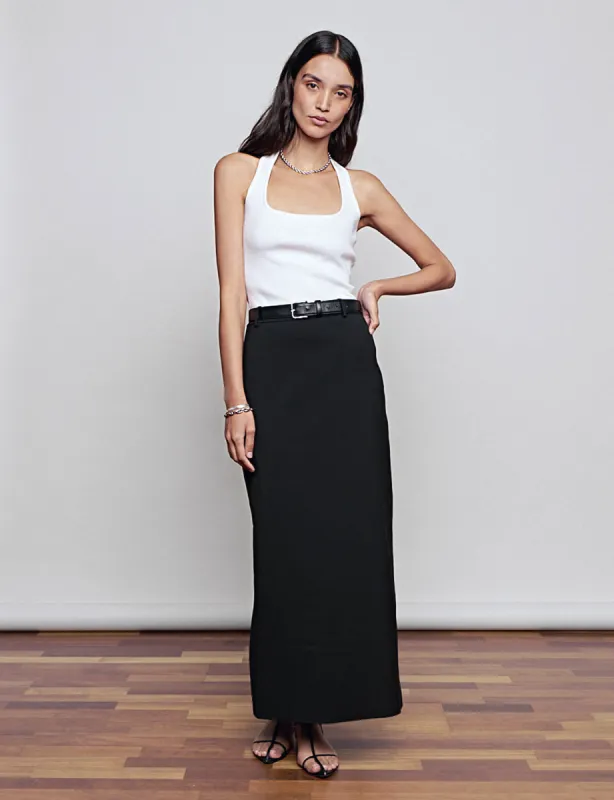 Nia Black Maxi Skirt-BESTSELLER sold by Pixie Market