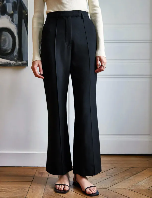 Daria Black Flared Pants sold by Pixie Market