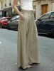 Mel Pleated Tan Pants-BESTSELLER sold by Pixie Market