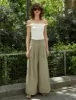 Mel Pleated Tan Pants-BESTSELLER sold by Pixie Market