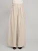 Oat Linen Wide Leg Pants sold by Pixie Market