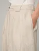 Oat Linen Wide Leg Pants sold by Pixie Market